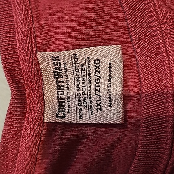 Comfort Wash by Hanes crew necks size 2XL - Picture 4 of 5